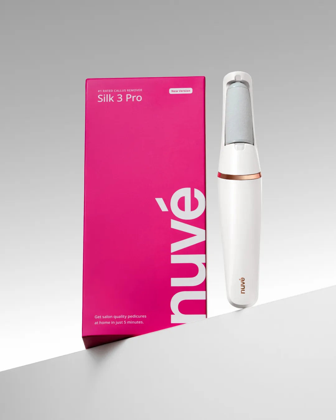 Nuvé Silk 3 Pro electric callus remover with original box